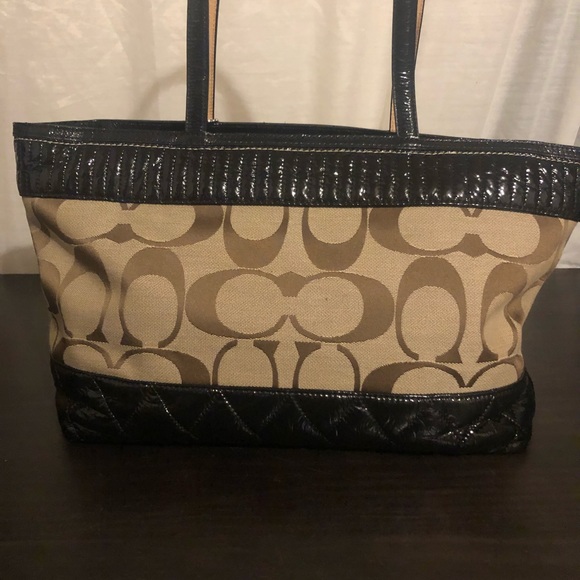 Coach jacquard handbag - Picture 2 of 8